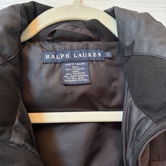 Ralph Lauren Blue label size small black puffer vest down filled- great buy! - Picture 3 of 15